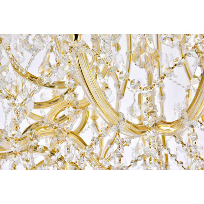 Elegant Maria Theresa 41 Light Chandelier - Gold, L 54" (2800G54G-RC)