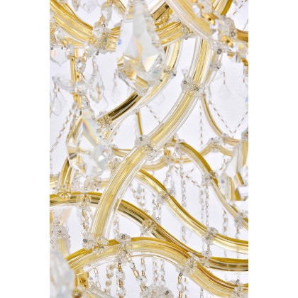 Elegant Maria Theresa 41 Light Chandelier - Gold, L 60" (2800G60G-RC)