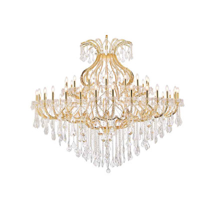 Elegant Maria Theresa 41 Light Chandelier - Gold, L 72" (2800G72G-RC)