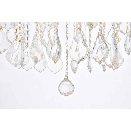 Elegant Maria Theresa 41 Light Chandelier - Gold, L 72" (2800G72G-RC)
