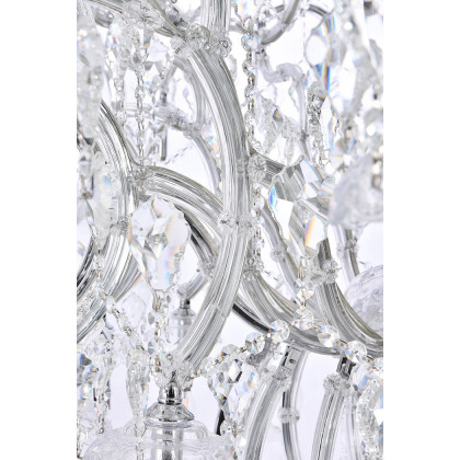 Elegant Maria Theresa 41 Light Chandelier - Chrome, L 72" (2800G96C-RC)