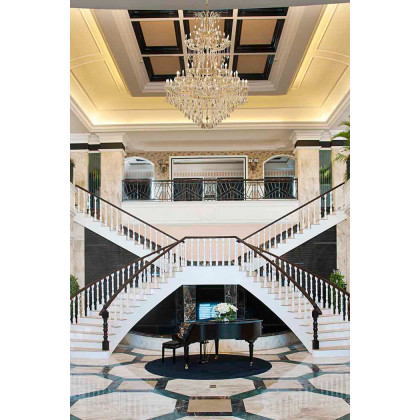 Elegant Maria Theresa 41 Light Chandelier - Gold/Golden Teak, L 72" (2800G96G-GT-RC)