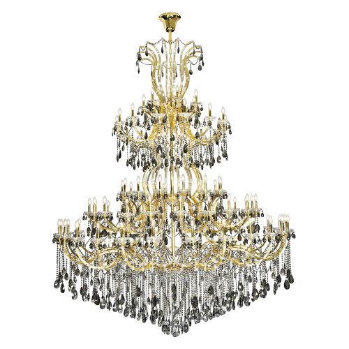 Elegant Chandelier - Gold/Silver Shade (2803G120G-SS-RC)