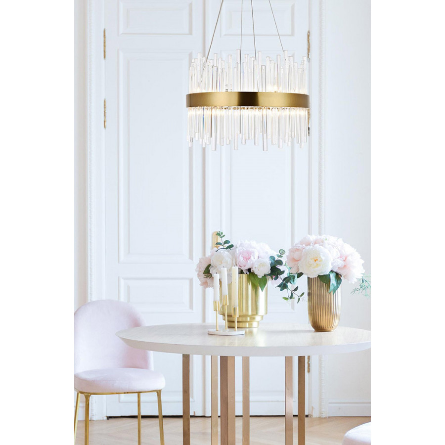 Elegant Chandelier - Gold, L 20" (3000D20G)