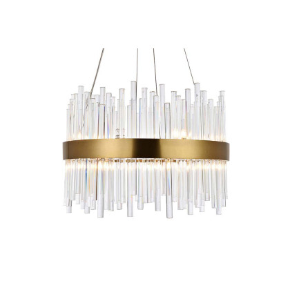 Elegant Chandelier - Gold, L 20" (3000D20G)