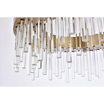 Elegant Chandelier - Gold, L 20" (3000D20G)
