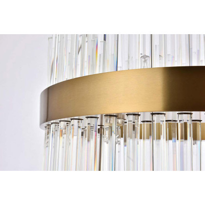 Elegant Chandelier - Gold, L 20" (3000D20G)
