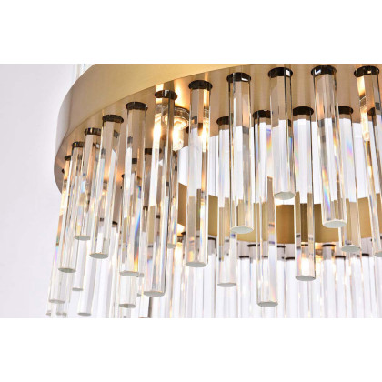 Elegant Chandelier - Gold, L 20" (3000D20G)