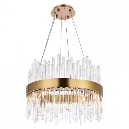 Elegant Chandelier - Gold, L 20" (3000D20G)