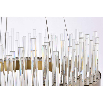 Elegant Chandelier - Gold, L 25" (3000D25G)
