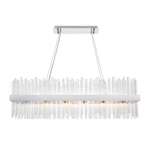 Elegant Chandelier - Chrome, L 42" (3000G42C)
