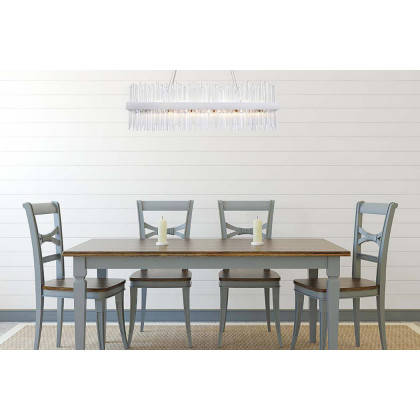 Elegant Chandelier - Chrome, L 42" (3000G42C)