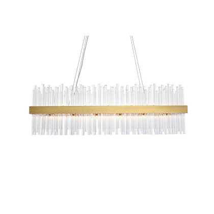 Elegant Chandelier - Satin Gold, L 42" (3000G42SG)