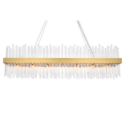 Elegant Chandelier - Satin Gold, L 48" (3000G48SG)