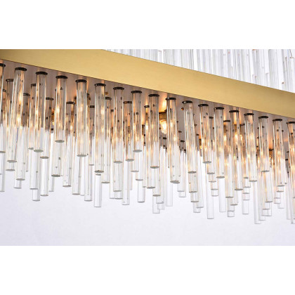 Elegant Chandelier - Satin Gold, L 48" (3000G48SG)