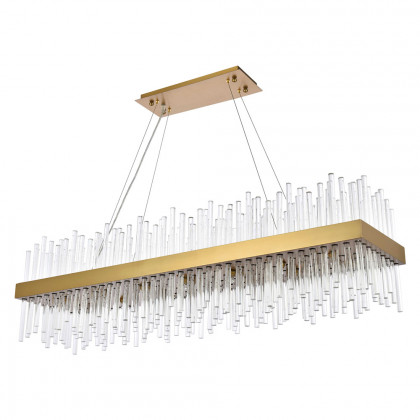 Elegant Chandelier - Satin Gold, L 48" (3000G48SG)