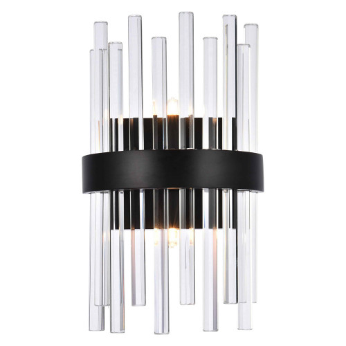 Elegant Wall Sconce - Black (3000W8BK)