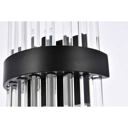 Elegant Wall Sconce - Black (3000W8BK)