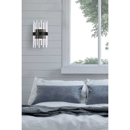 Elegant Wall Sconce - Black (3000W8BK)