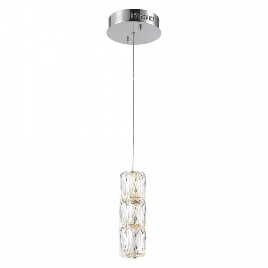 Elegant Pendant - Chrome, L 6" (3500D1C)