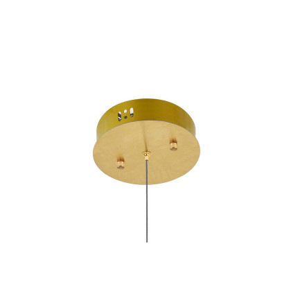 Elegant Pendant - Gold, L 6" (3500D1G)