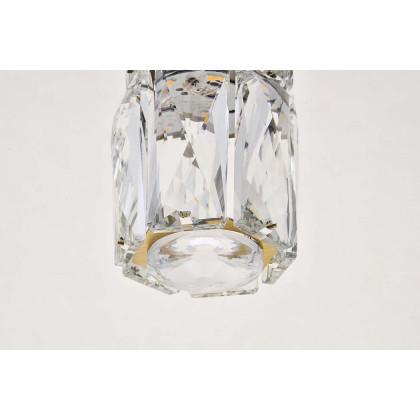 Elegant Pendant - Gold, L 6" (3500D1G)
