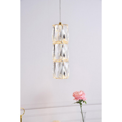 Elegant Pendant - Gold, L 6" (3500D1G)