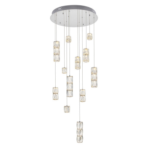 Elegant Pendant - Chrome, L 24" (3500D24C)