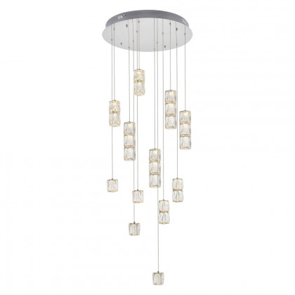 Elegant Pendant - Chrome, L 24" (3500D24C)