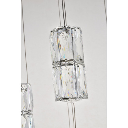 Elegant Pendant - Chrome, L 28" (3500D28C)