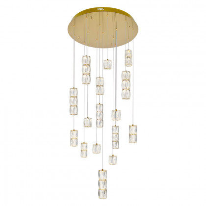 Elegant Pendant - Gold, L 28" (3500D28G)