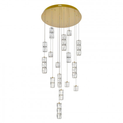 Elegant Pendant - Gold, L 28" (3500D28G)