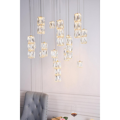 Elegant Pendant - Gold, L 28" (3500D28G)