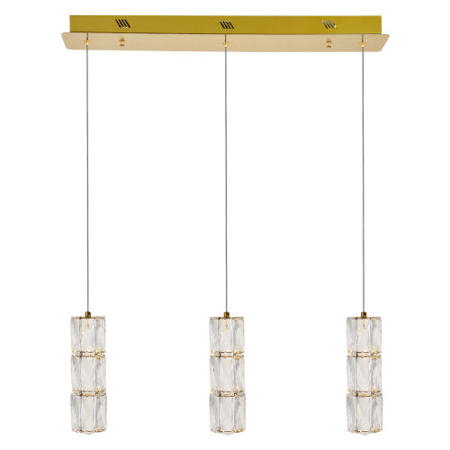 Elegant Pendant - Gold, L 27.5" (3500D3G)
