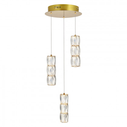 Elegant Pendant - Gold, L 12" (3500D3RG)