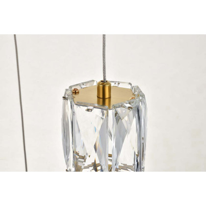 Elegant Pendant - Gold, L 12" (3500D3RG)