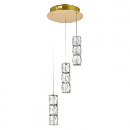 Elegant Pendant - Gold, L 12" (3500D3RG)