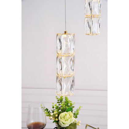Elegant Pendant - Gold, L 12" (3500D3RG)