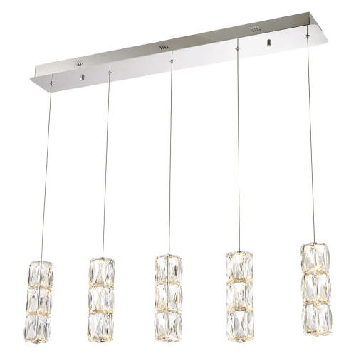 Elegant Pendant - Chrome, L 36" (3500D5C)