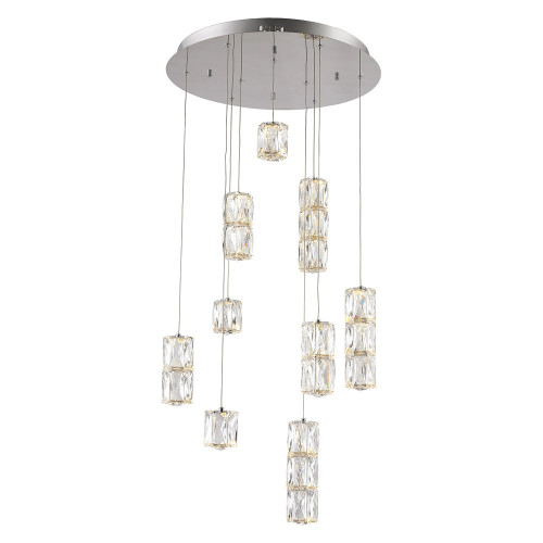 Elegant Pendant - Chrome, L 20" (3500D9C)