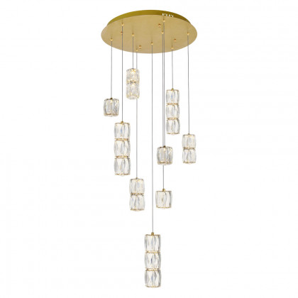 Elegant Pendant - Gold, L 20" (3500D9G)