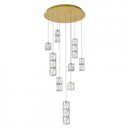 Elegant Pendant - Gold, L 20" (3500D9G)
