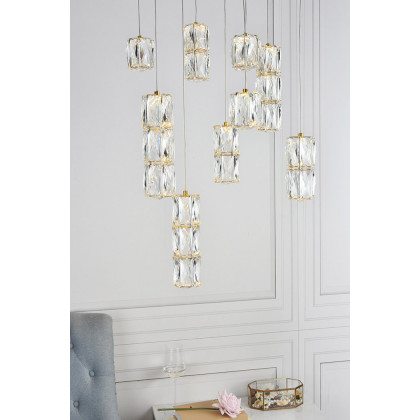Elegant Pendant - Gold, L 20" (3500D9G)