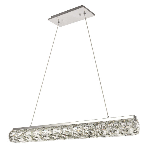 Elegant Valetta Led Chandelier - Chrome, L 36" (3501D36C)