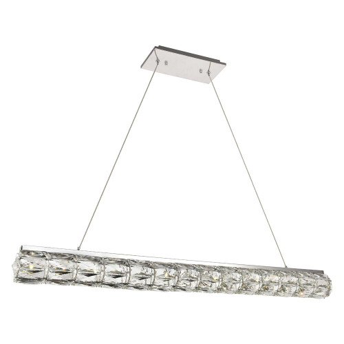 Elegant Valetta Led Chandelier - Chrome, L 42" (3501D42C)