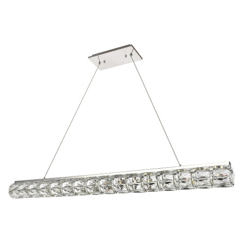 Elegant Valetta Led Chandelier - Chrome, L 48" (3501D48C)