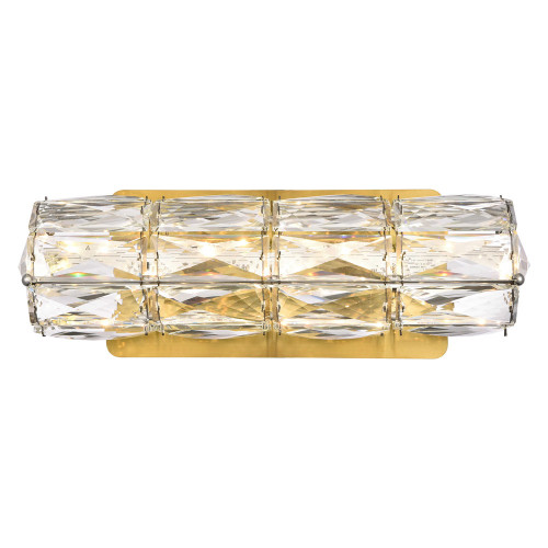 Elegant Valetta Led Wall Sconce - Gold, L 12" (3501W12G)