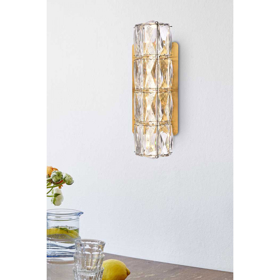 Elegant Valetta Led Wall Sconce - Gold, L 12" (3501W12G)