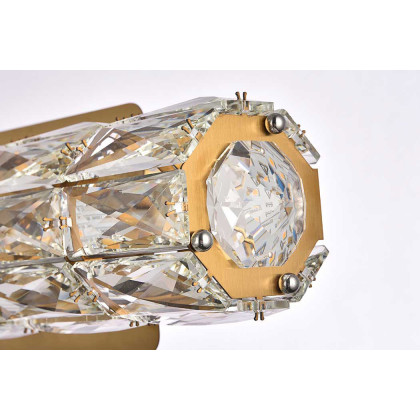 Elegant Valetta Led Wall Sconce - Gold, L 12" (3501W12G)