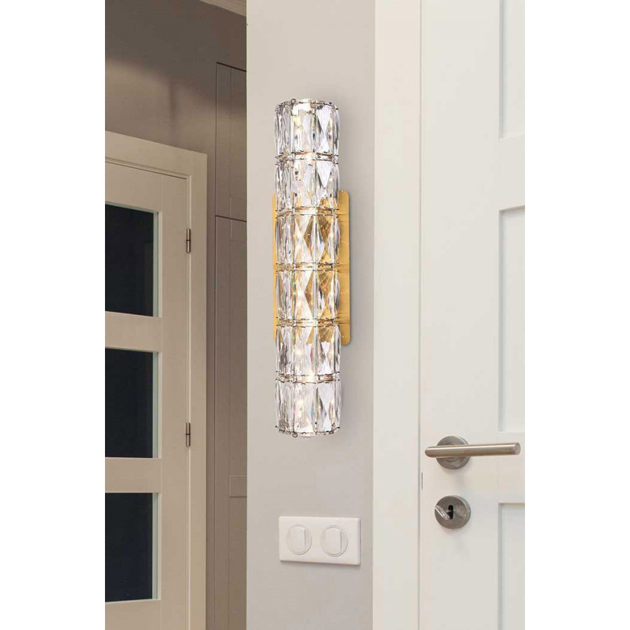 Elegant Valetta Led Wall Sconce - Gold, L 18" (3501W18G)